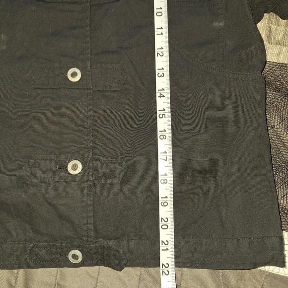 NWT Maxi Brand Black Button Up Jacket Size Large - Picture 7 of 7